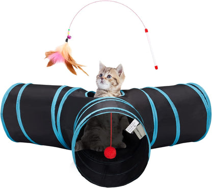 Cat Tunnel - 3 Way Collapsible Tube