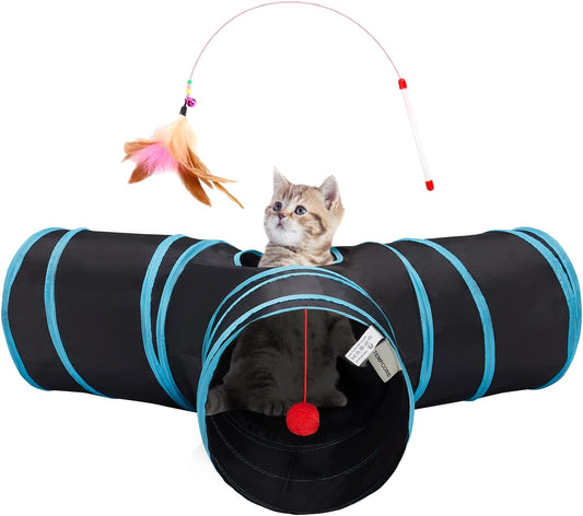 Cat Tunnel - 3 Way Collapsible Tube