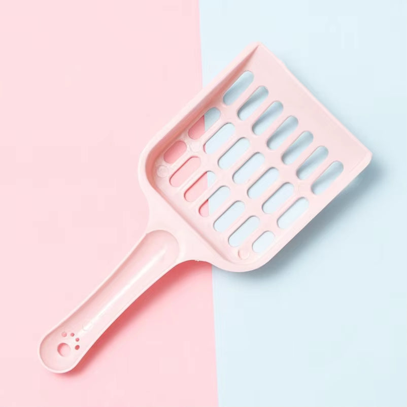 Pet Cat Litter Shovel New Candy Color High Value Handle Cat Toilet Small Shovel Cat Cleaning Supplies