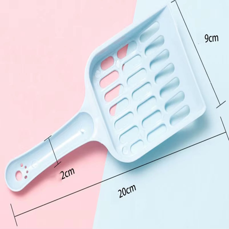 Pet Cat Litter Shovel New Candy Color High Value Handle Cat Toilet Small Shovel Cat Cleaning Supplies