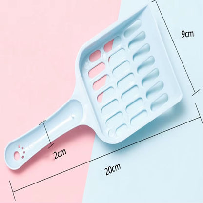 Pet Cat Litter Shovel New Candy Color High Value Handle Cat Toilet Small Shovel Cat Cleaning Supplies