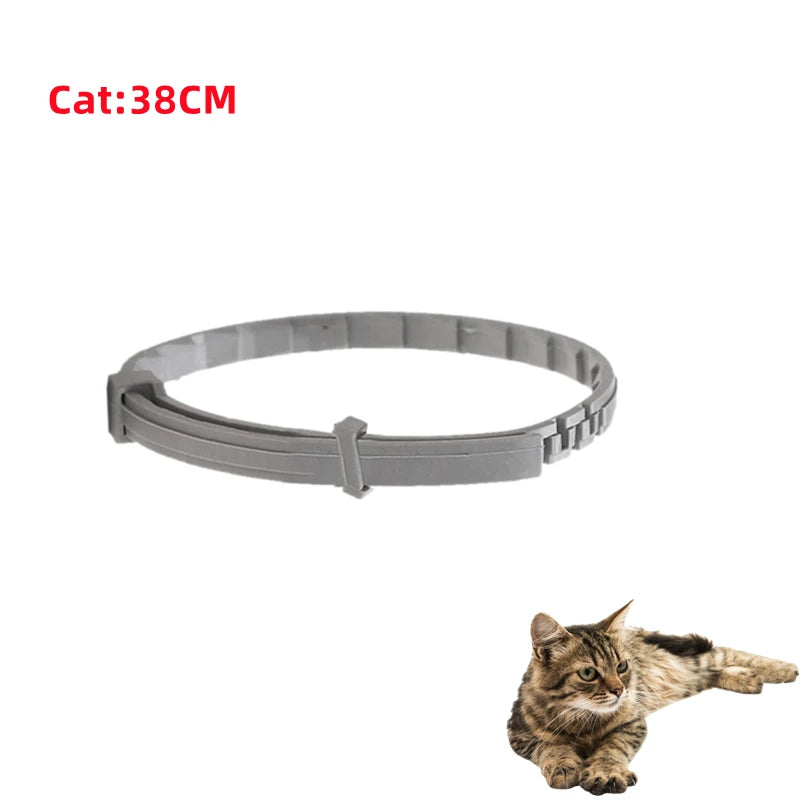 Dog anti Flea and Ticks Cats Collar Pet 8Month Protection Retractable Pet Collars for Puppy Cat Large Dogs Accessories