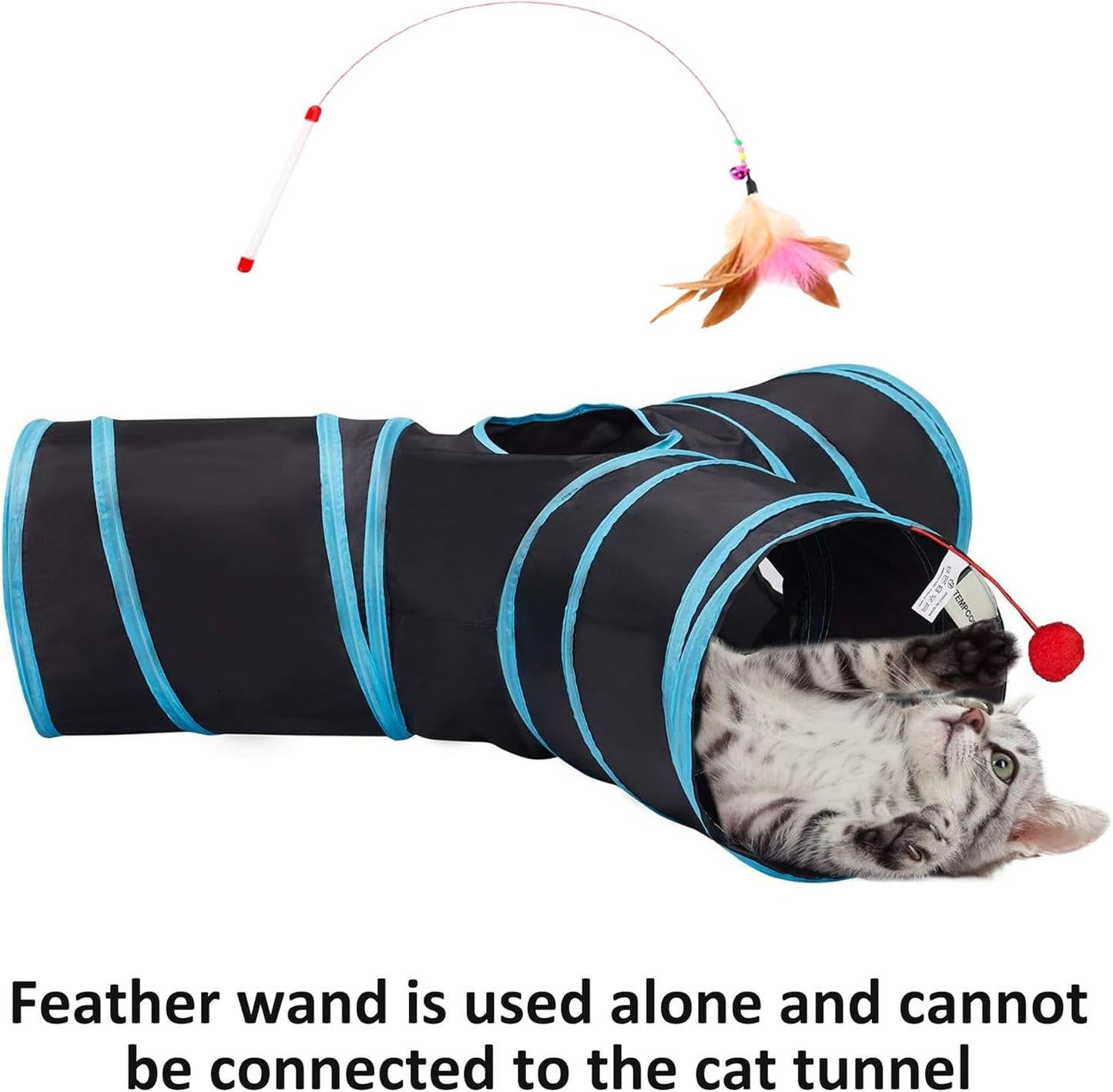 Cat Tunnel - 3 Way Collapsible Tube